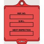 Assettag Medium Safeworking Load Pack 50 - Red