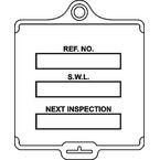 Assettag Medium Safeworking Load Pack 50 - White