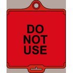 Assettag Medium Do Notuse (style A) Pack 50 - Red