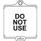 Assettag Medium Do Notuse (style A) Pack 50 - White