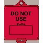Assettag Medium Do Notuse (style B) Pack 50 - Red