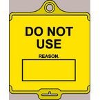 Assettag Medium Do Notuse (style B) Pack 50 - Yellow