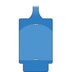 Assettag Flex Blank Pack 50 - Blue