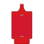 Assettag Flex Blank Pack 50 - Red