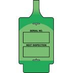 Assettag Flex Inspection(style A) Pack 50 - Green