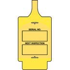 Assettag Flex Inspection(style A) Pack 50 - Yellow