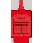 Assettag Flex Inspection(style B) Pack 50 - Red