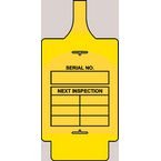 Assettag Flex Inspection(style B) Pack 50 - Yellow