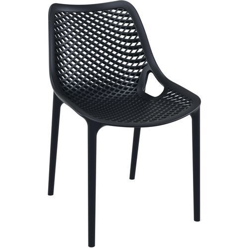 Polypropylene stacking cafe chairs