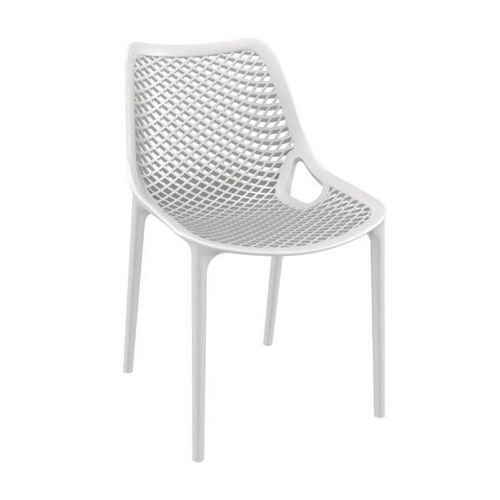 Polypropylene stacking cafe chairs