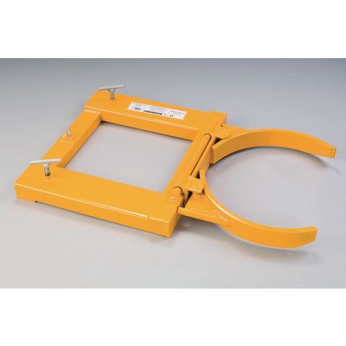 Forklift operated drum clamps
