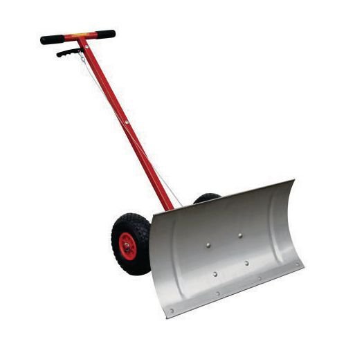 Snow plough with stainless steel blade
