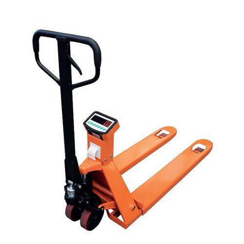 Pallet truck scales with printer