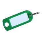 Keytab & Ring with Holea 2 53 X 22 mm Green Pk of 25