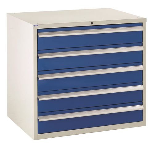 Euroslide 5 X 150mm Drawers - Blue