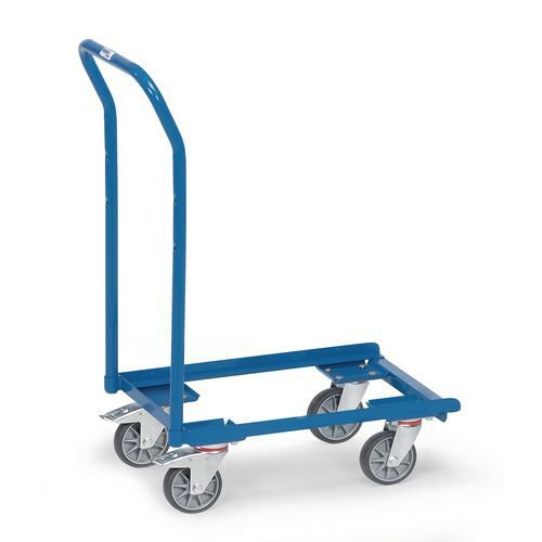 Fetra euro container dolly with full width handle