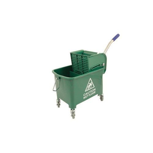 Mobile mop bucket with wringer