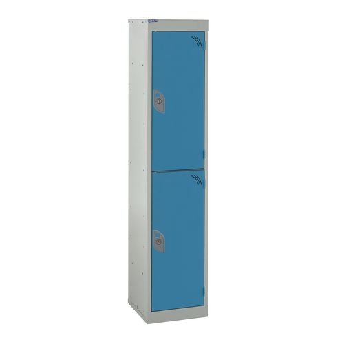 School Locker 1380.300.300 2 Compartment Light Blue