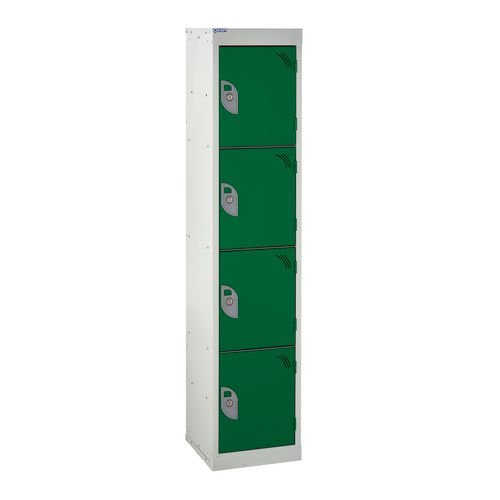 School Locker 1380.300.300 4 Compartment Green