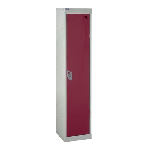 School Locker 1380.300.450 1 Compartment Red