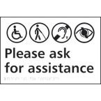 Please Ask for Assistance- Taktyle (300 X 200 Mm)