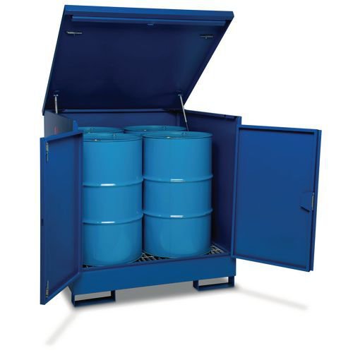 Armorgard COSHH lockable drum storage cabinet