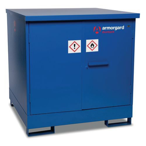 Armorgard COSHH lockable drum storage cabinet