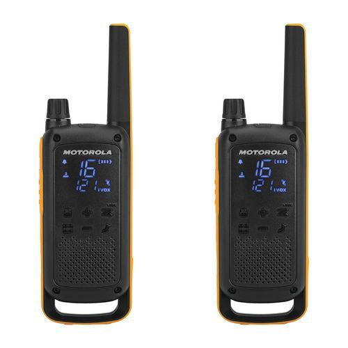 Motorola weatherproof two way walkie talkie and charger