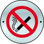 No Smoking Graphicdoor Disc - Pss (75 mm Dia)