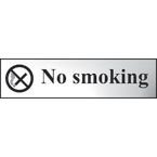 No Smoking - Chr (200 X 50 Mm)