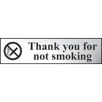 Thank You for Notsmoking - Chr (200 X 50 Mm)