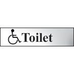 Toilet (with Disabledsymbol) - Chr (200 X 50 Mm)