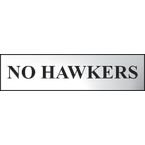 No Hawkers - Chr (200 X 50 Mm)