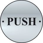 Push Door Disc - Sss (75 mm Dia)