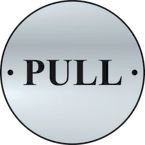Pull Door Disc - Sss (75 mm Dia)