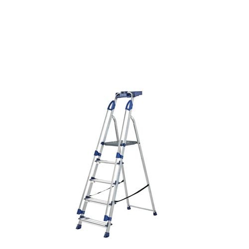 Platform Step Ladder, 5 Treads, En-131 Professional