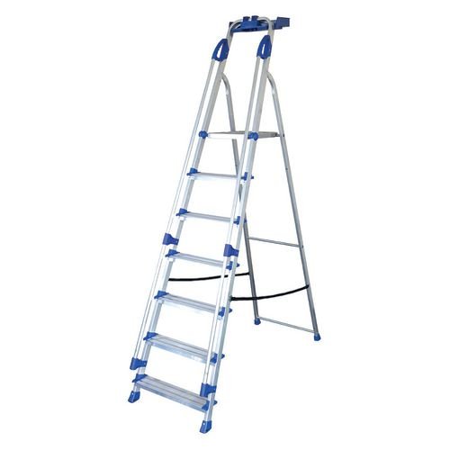 Platform Step Ladder, 7 Treads, En-131 Professional