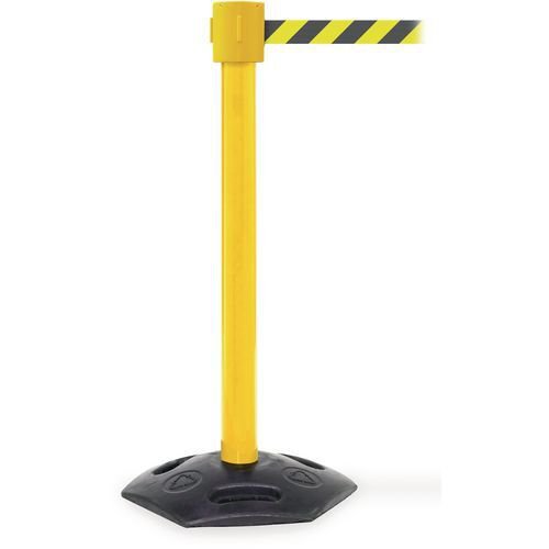 Extra long, heavy duty indoor/outdoor retractable barrier - set of 2