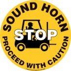 Floor Marker 430 Mmdia. Stop - Sound Horn
