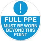 Floor Marker 430 Mmdia. Full Ppe Must Be Worn