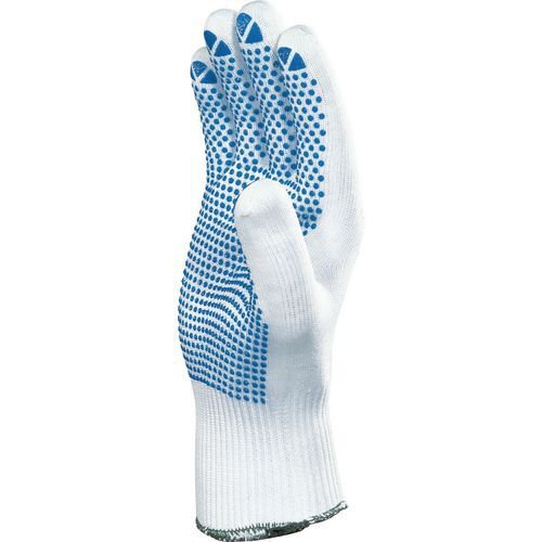 Lightweight dotted palm picking safety gloves