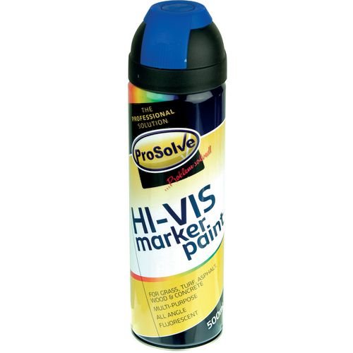 Prosolve Hi-Vis Marker 500Ml Blue - Box Of 12