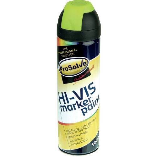 Prosolve Hi-Vis Marker 500Ml Yellow - Box Of 12