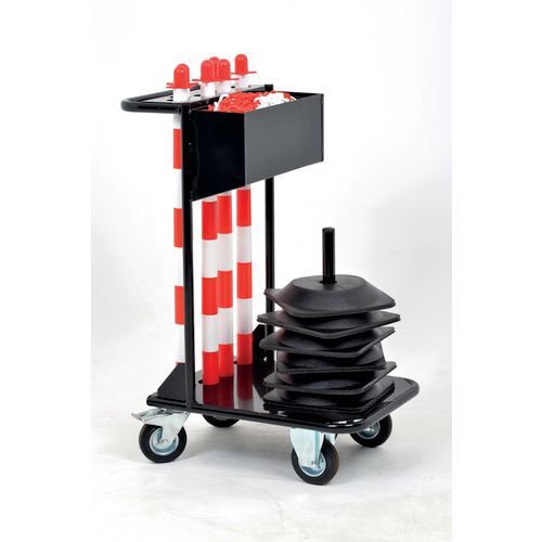 Plastic post and chain trolley kits