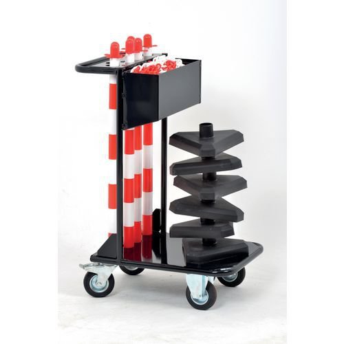 Plastic post and chain trolley kits