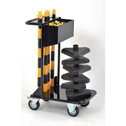 Plastic post and chain trolley kits