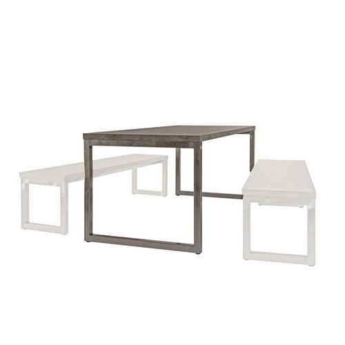 Welded table and bench set