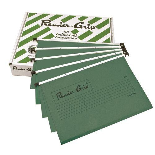 Premier-Grip® foolscap suspension files