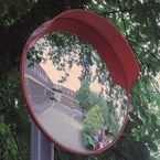 Keylight Outdoor Convexmirror with Hood - 450 mm Dia