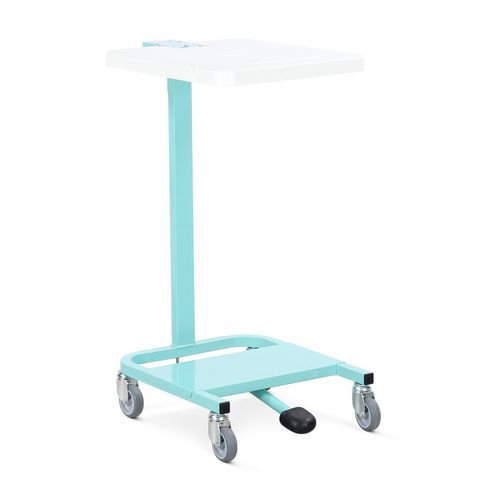 Soiled laundry trolleys - cantilever frame with lid